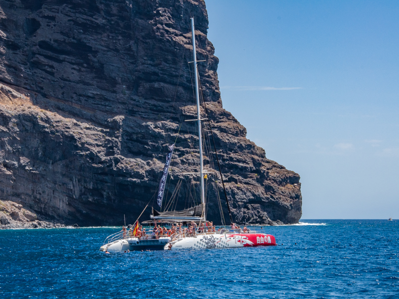 catamaran los gigantes tenerife